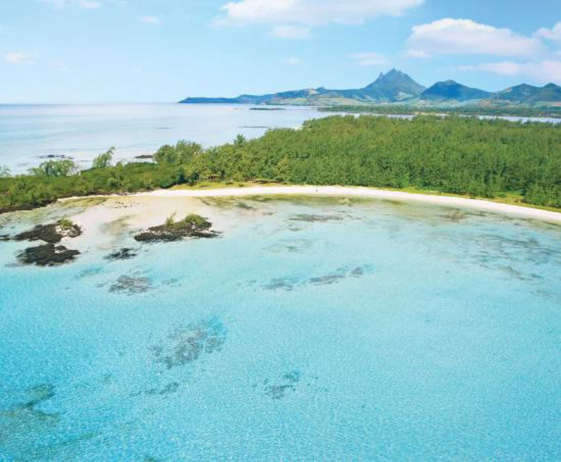 Plage sur l'Ile aux Cerfs