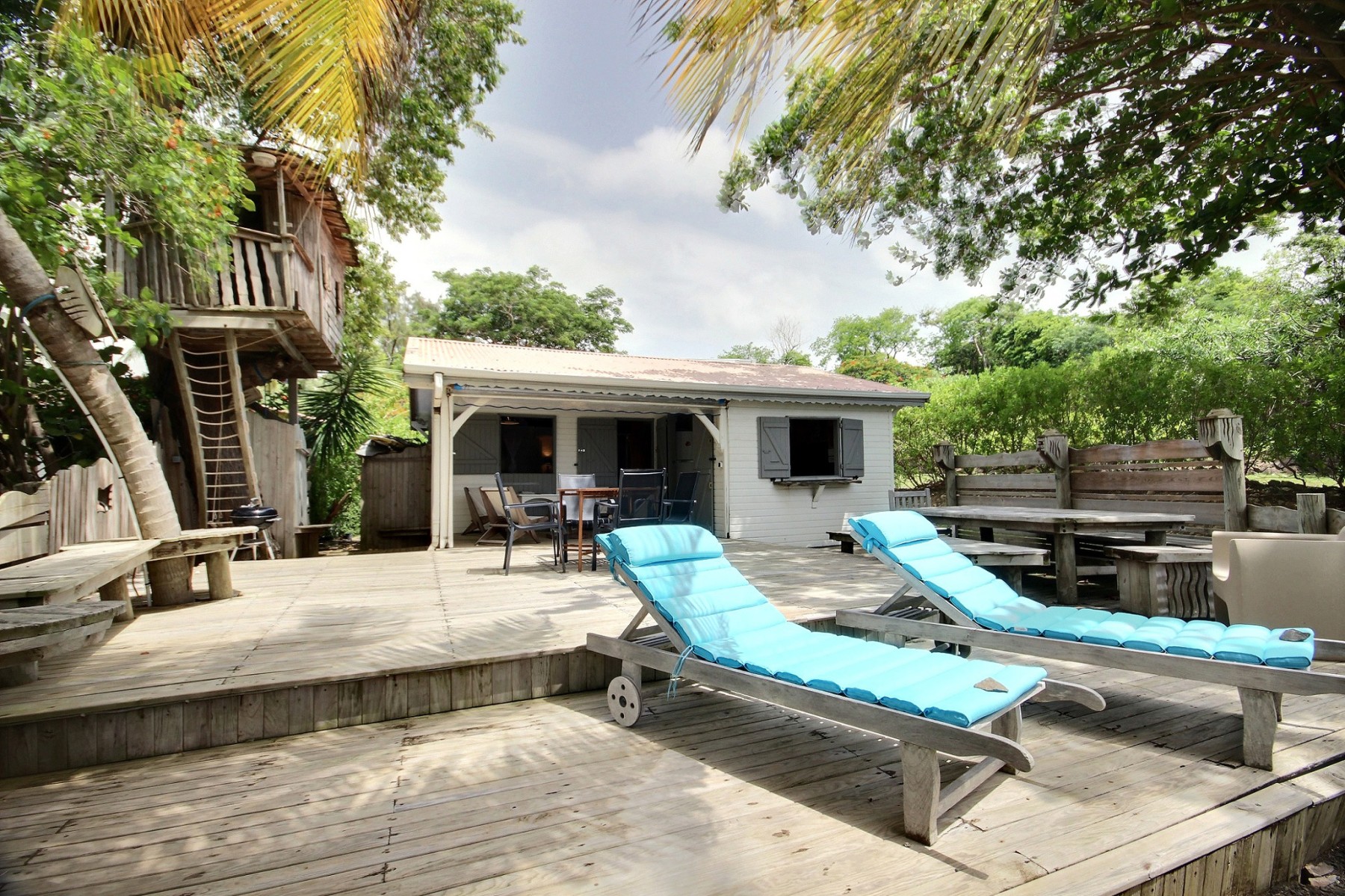 Le François - Villa 4 ou 6 chambres en bord de mer avec piscine