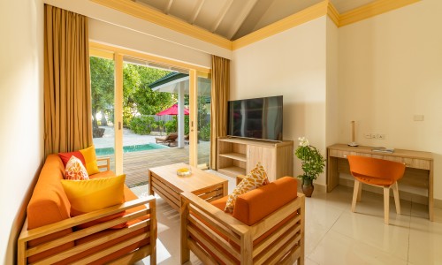 2 Bedroom Beach Villa avec Piscine